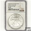 Image 1 : 2008-W Rev 07 American 1oz Silver Eagle NGC MS70