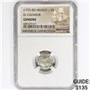 Image 1 : 1772-83 Mexico SILV 1/2 Reales El Cazador NGC Genu