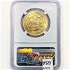 Image 2 : 1954SO Chile .5885oz Gold 100 Pesos NGC MS66