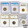 Image 1 : (6) Varied US Coinage MS/PF (1930-S, 1937-S, 1960
