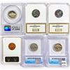 Image 2 : (6) Varied US Coinage MS/PF (1930-S, 1937-S, 1960