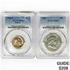 Image 1 : (2) 1 5C, 1 50C PCGS MS 1938-1962