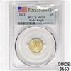 Image 1 : 2022 $5 1/10oz American Gold Eagle PCGS MS70