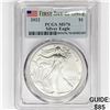 Image 1 : 2022 American 1oz Silver $1 Eagle PCGS MS70