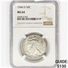 Image 1 : 1944-D Walking Liberty Half Dollar NGC MS64