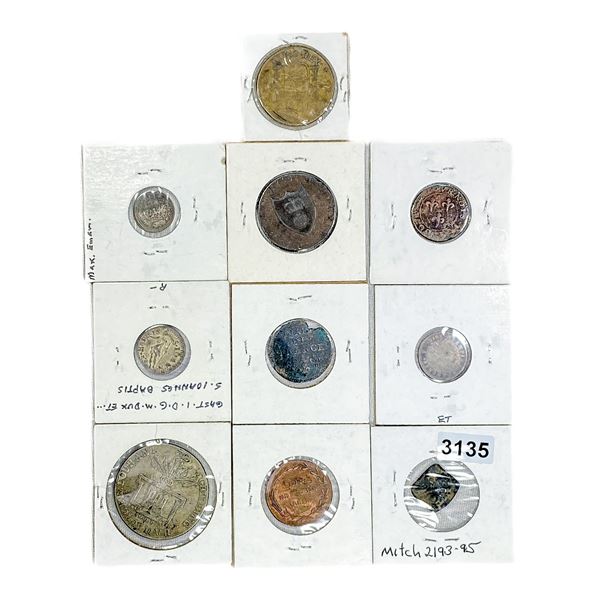50-37 BC to 1862 Foreign Coinage w/ Silver (10 Coi