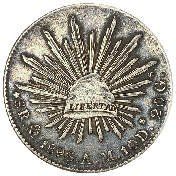 1896 Mexico Silver 8 Reales