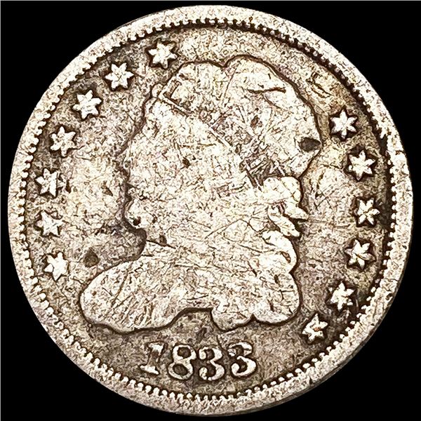 1833 Capped Bust Half Dime NICELY CIRCULATED