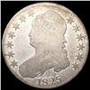 Image 1 : 1825 Capped Bust Half Dollar NICELY CIRCULATED