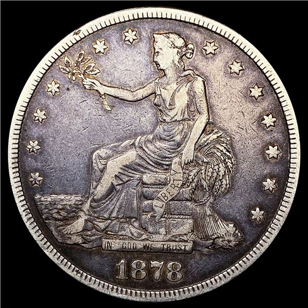 1878-S Silver Trade Dollar LIGHTLY CIRCULATED