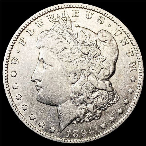 1894-O Morgan Silver Dollar ABOUT UNCIRCULATED