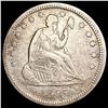 Image 1 : 1855 Arws Seated Liberty Quarter NICELY CIRCULATED