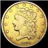 Image 1 : 1834 $5 Gold Half Eagle NICELY CIRCULATED