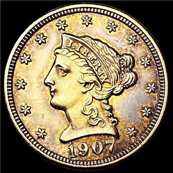 1907 $2.50 Gold Quarter Eagle UNCIRCULATED