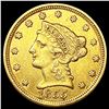 Image 1 : 1855 $2.50 Gold Quarter Eagle CLOSELY UNCIRCULATED