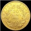 Image 2 : 1855-A France .1867oz Gold 20 Francs CLOSELY UNCIR
