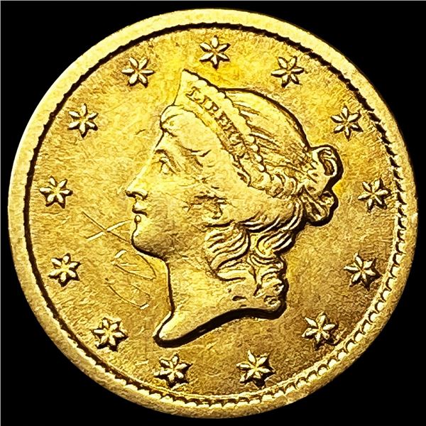 1851-O Rare Gold Dollar NEARLY UNCIRCULATED