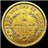 Image 2 : 1851-O Rare Gold Dollar NEARLY UNCIRCULATED