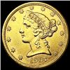 Image 1 : 1907 $5 Gold Half Eagle UNCIRCULATED