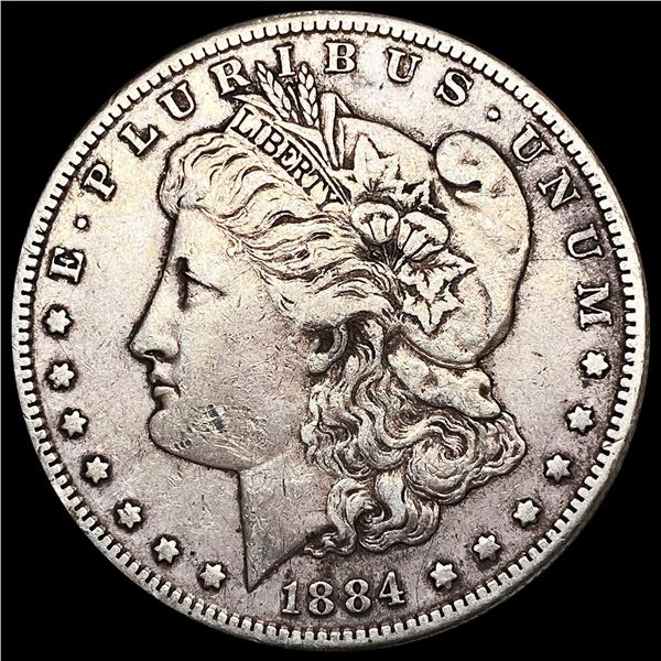 1884-S Morgan Silver Dollar NEARLY UNCIRCULATED