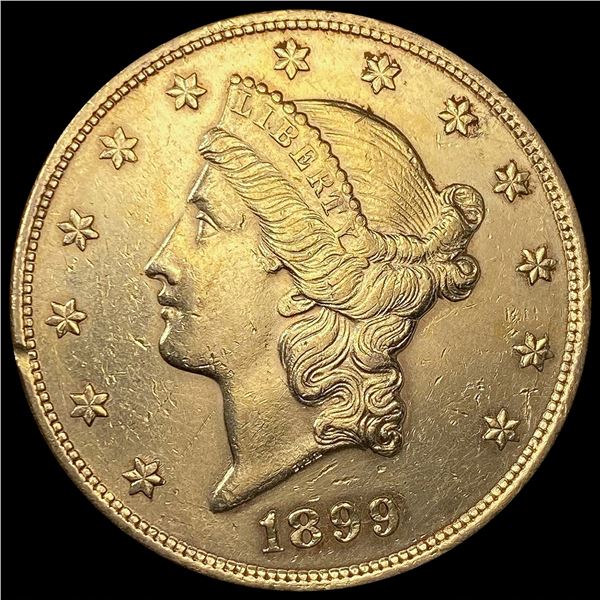 1899-S $20 Gold Double Eagle UNCIRCULATED