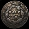 Image 2 : 1826 Classic Head Half Cent NICELY CIRCULATED
