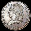 Image 1 : 1834 Classic Head Half Cent CLOSELY UNCIRCULATED
