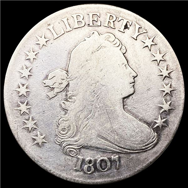 1807 Draped Bust Half Dollar LIGHTLY CIRCULATED