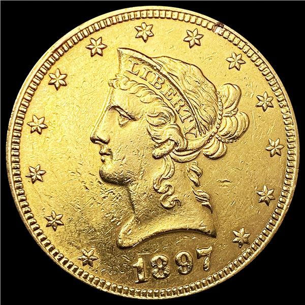 1897 $10 Gold Eagle CLOSELY UNCIRCULATED