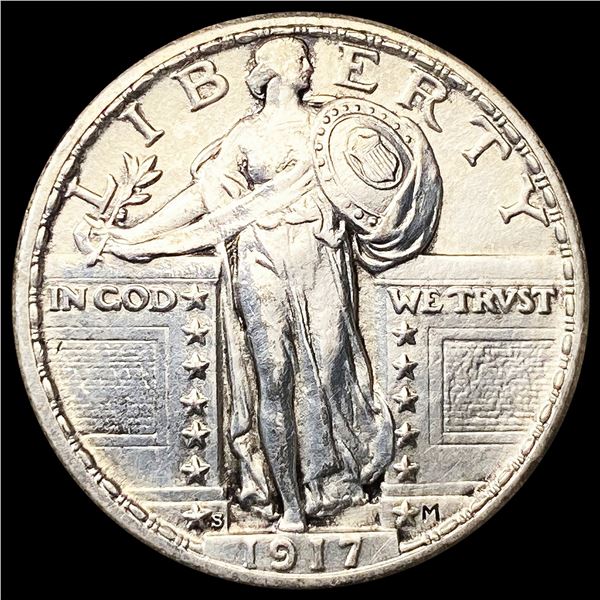 1917-S Standing Liberty Quarter NEARLY UNCIRCULATE