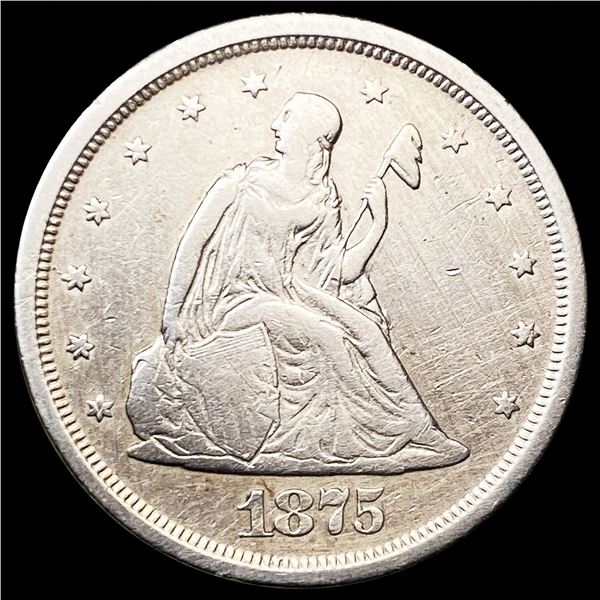 1875-S Twenty Cent Piece CLOSELY UNCIRCULATED