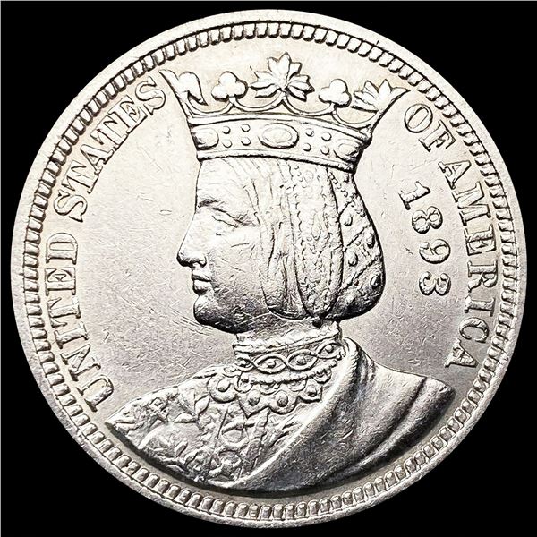 1893 Isabella Silver Quarter UNCIRCULATED