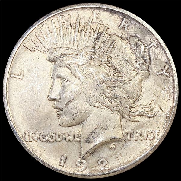 1921 Silver Peace Dollar CLOSELY UNCIRCULATED