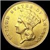 Image 1 : 1878 $3 Gold Piece HIGH GRADE