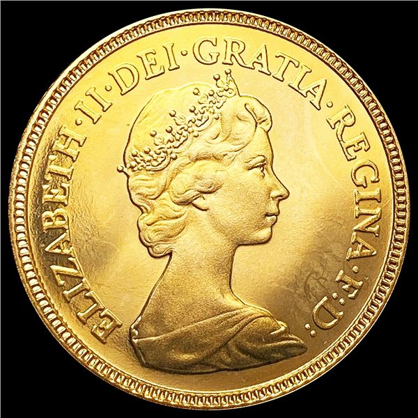 1982 G.B. .1176oz Gold Half Sovereign GEM PROOF