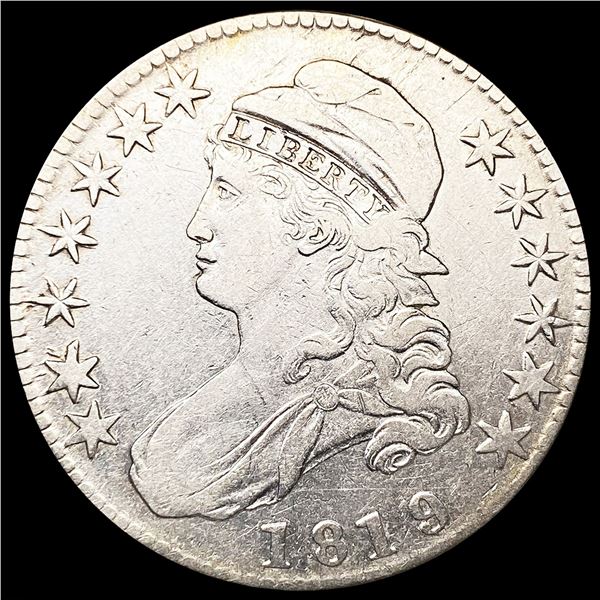 1819/8 Capped Bust Half Dollar LIGHTLY CIRCULATED