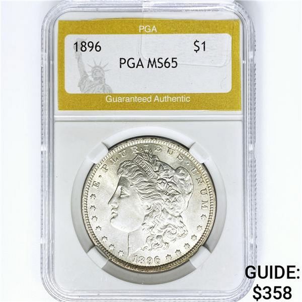 1896 Morgan Silver Dollar PGA MS65