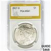 Image 1 : 1927-D Silver Peace Dollar PGA MS61