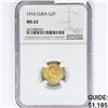 Image 1 : 1916 Cuba .0967oz Gold 2 Pesos NGC MS62