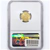 Image 2 : 1916 Cuba .0967oz Gold 2 Pesos NGC MS62