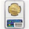 Image 2 : 1922 $20 Gold Double Eagle NGC MS62