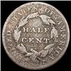 Image 2 : 1828 Classic Head Half Cent NICELY CIRCULATED