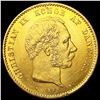 Image 2 : 1873 Denmark .2593oz Gold 20 Kroner UNCIRCULATED