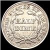 Image 2 : 1853 Arws Seated Liberty Half Dime CLOSELY UNCIRCU