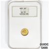 Image 1 : 1852 Rare Gold Dollar NGC AU53