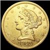 Image 1 : 1843 $5 Gold Half Eagle UNCIRCULATED