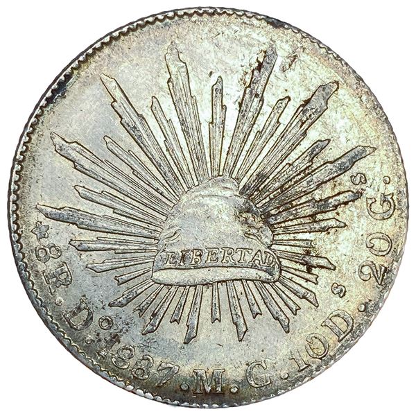 1887 Mexico Silver 8 Reales