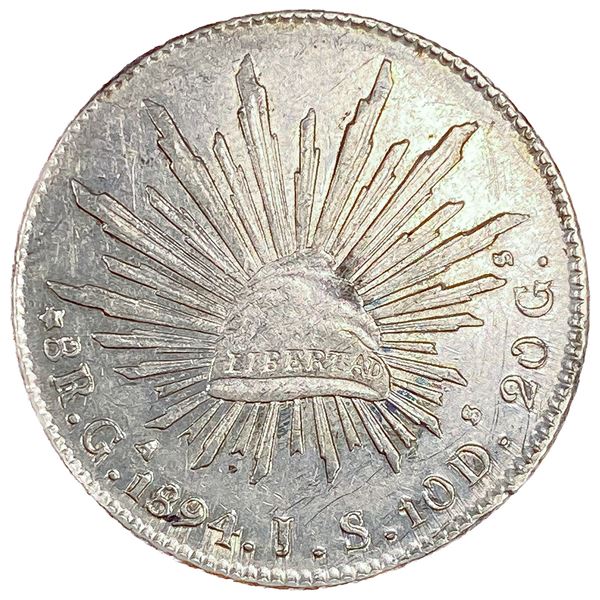 1894 Mexico Silver 8 Reales