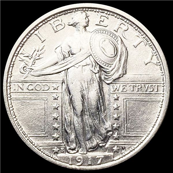 1917-S Standing Liberty Quarter CLOSELY UNCIRCULAT