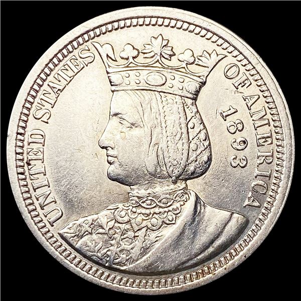 1893 Isabella Silver Quarter UNCIRCULATED